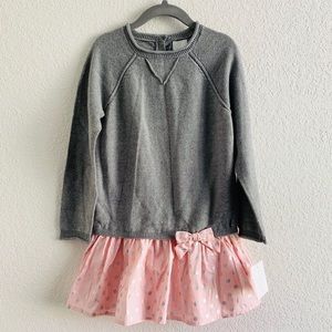 Off Brand - Pink & Grey sweater dress.
